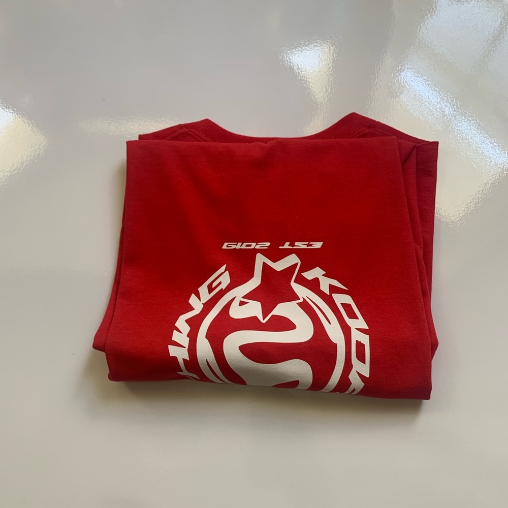 Red Graphic Short Sleeve Tee